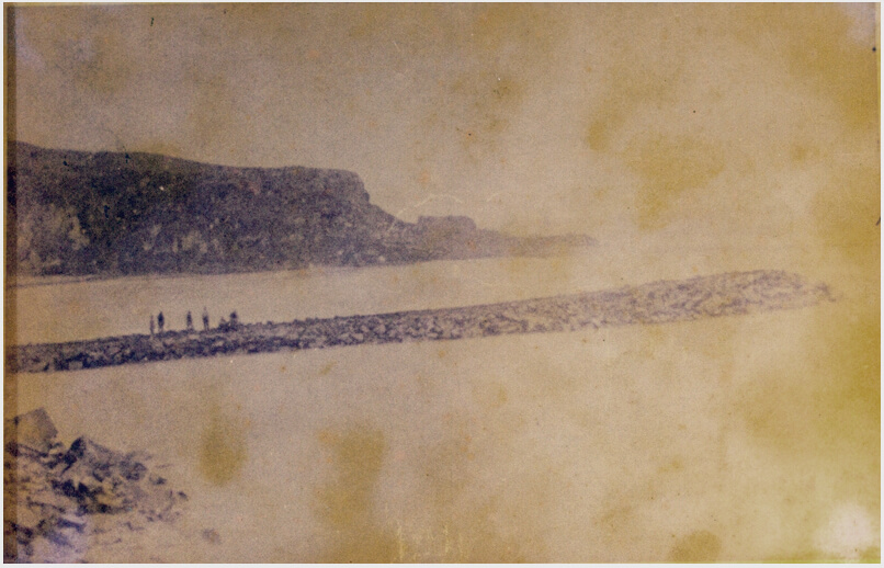 Molhes de Torres em 1892